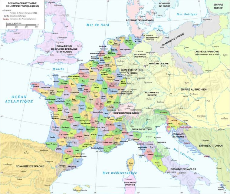 Histoire : La Création Des Départements Français À La Révolution à Combien De Departement En France