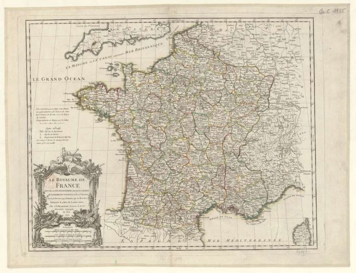 Histoire : La Création Des Départements Français À La Révolution dedans Carte Des Départements Français