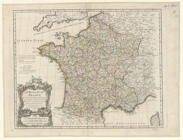 Histoire : La Création Des Départements Français À La Révolution destiné Departement Francais Carte