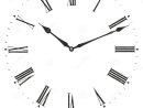 Horloge De Chiffre Romain Illustration De Vecteur à Dessin Chiffre Romain