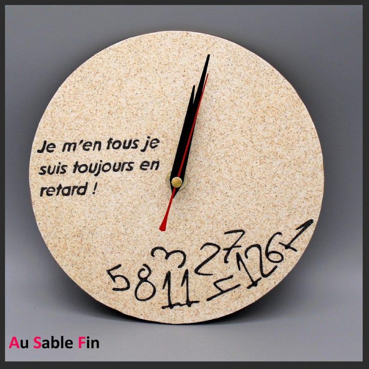 Horloge En Sable – En Retard! intérieur Dessin D Horloge