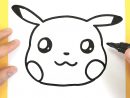How To Draw A Cute Pikachu Emoji Kawaii destiné Dessin De Pikachu Facile