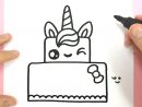How To Draw A Cute Unicorn Cake destiné Modèles De Dessins À Reproduire