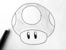 How To Draw A Mushroom - Mario pour Dessiner Un Champignon