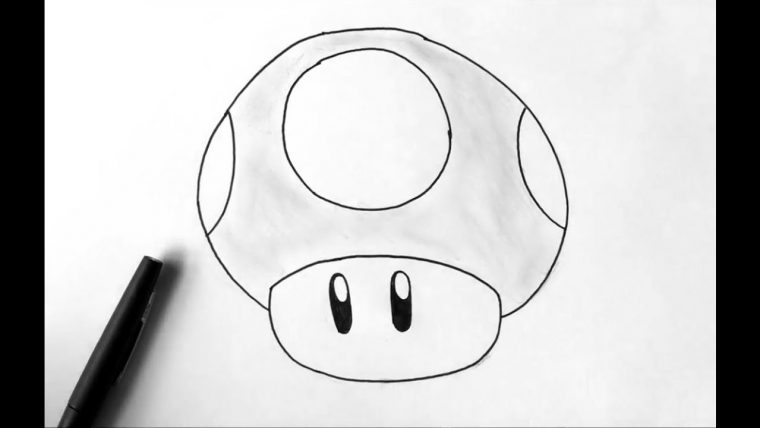 How To Draw A Mushroom – Mario pour Dessiner Un Champignon