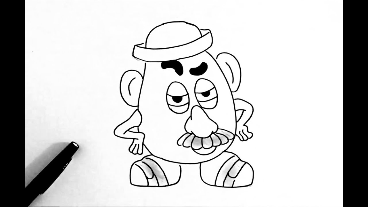How To Draw Mr Patate - Toys Story encequiconcerne Mr Patate Coloriage