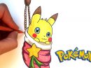 How To Draw Pikachu For Christmas (Pokémon) à Dessin De Pikachu Facile