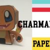 How To Make A Pokemon Charmander Paper Toy ( Papercraft ) (Free Template)  By Becks Junkie tout Paper Toy A Imprimer