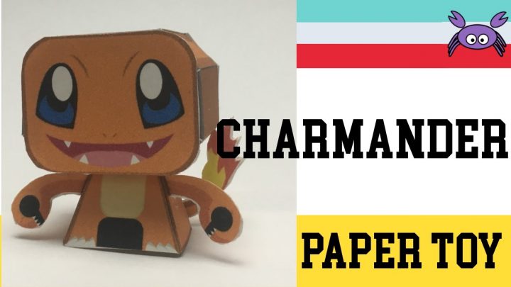 How To Make A Pokemon Charmander Paper Toy ( Papercraft ) (Free Template)  By Becks Junkie tout Paper Toy A Imprimer