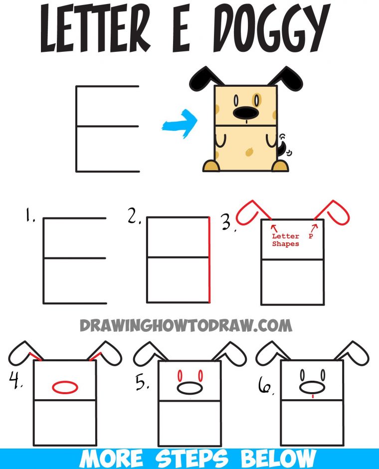 Huge Guide To Drawing Cartoon Characters From Uppercase dedans Dessin Lettre E