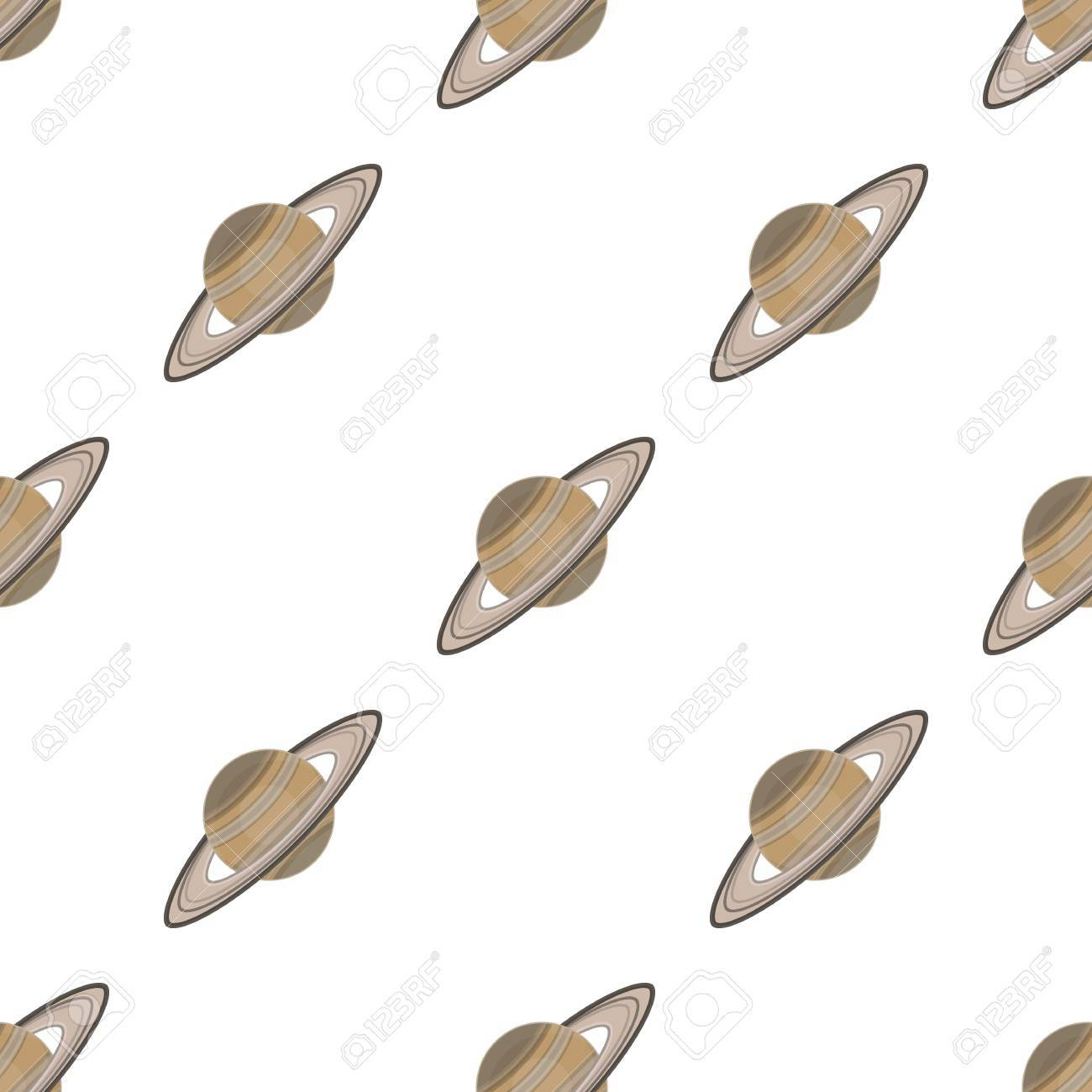 Icône De Saturne En Dessin Animé Isolé Sur Fond Blanc. Planètes Symbole  Illustration Vectorielle Stock. serapportantà Saturne Dessin 