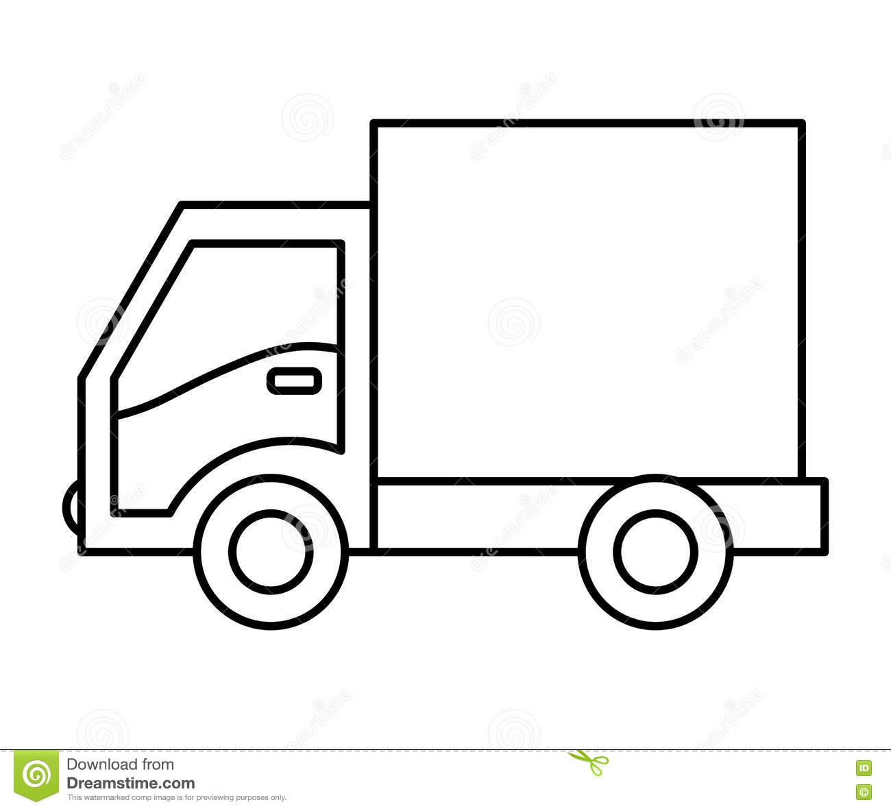 Icône Dessin Vecteur De La Livraison Camion Conception Eyd29Iewh destiné Dessin D Un Camion