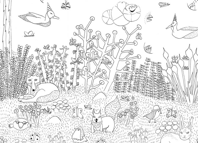 Idée Pour Un Anniversaire D'enfant : Un Coloriage Exposé concernant Dessin Pour Enfant À Colorier