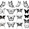 Idée Uage Papillon Dessin - Modèle De Tattoo #351563 intérieur Papillon À Dessiner