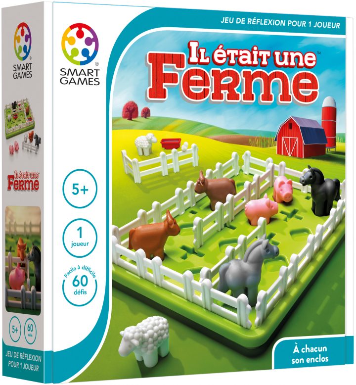 Il Était Une Ferme – Smartgames destiné Jeux Les Animaux De La Ferme