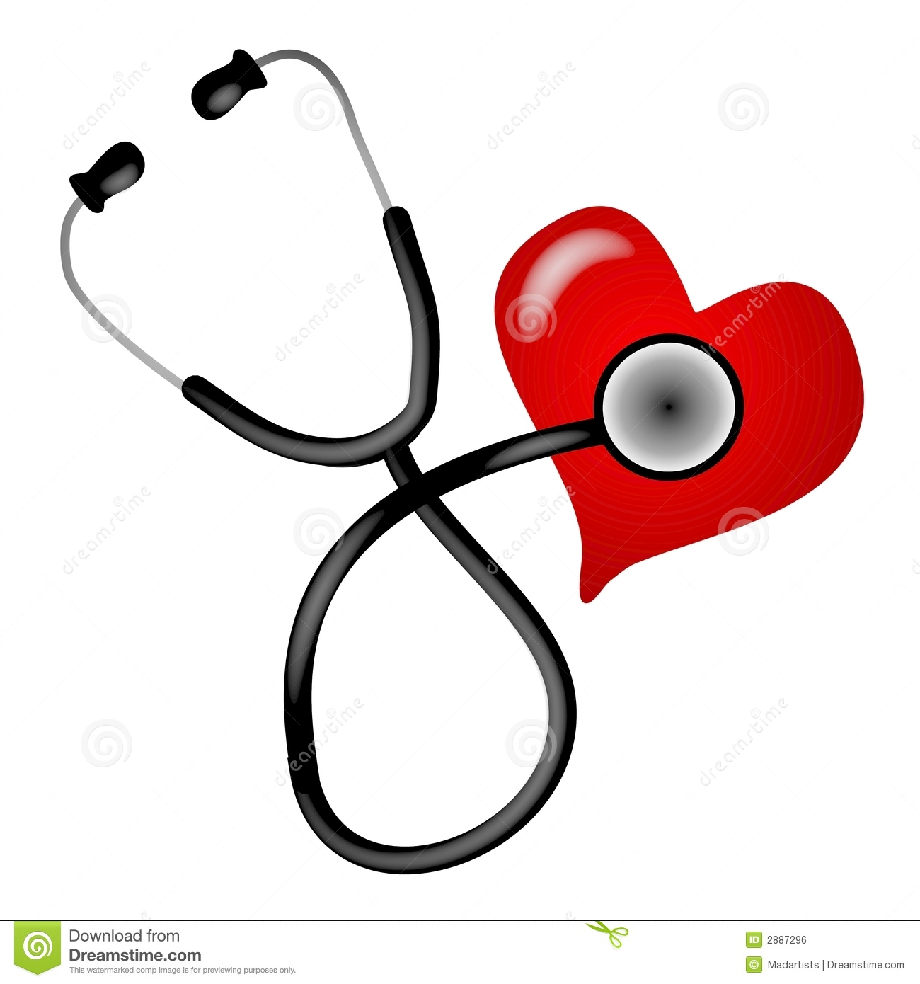 Illustration De Coeur De Stéthoscope Illustration Stock concernant Stéthoscope Dessin