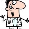 Illustration De Dessin Animé De Doctor Homme Drôle Avec Occupation  Profession Stéthoscope pour Stéthoscope Dessin
