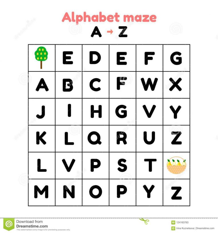 Illustration Jeu Pour L'école Maternelle Et Les Écoliers concernant Jeux Alphabet Maternelle Gratuit