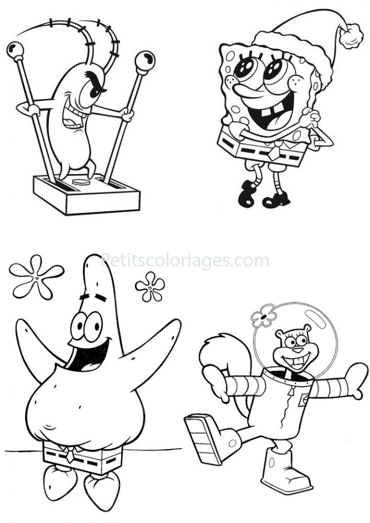 Image De Bob L'éponge À Imprimer Et Colorier – Coloriage Bob tout Image Bob L Éponge A Imprimer