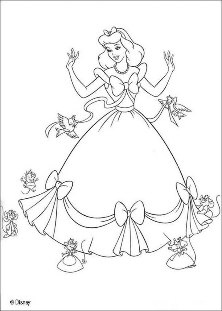 Image De Cendrillon À Imprimer Et Colorier – Coloriage encequiconcerne Cendrillon À Colorier