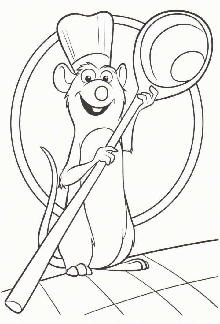 Image De Rauille À Imprimer Et Colorier – Coloriage destiné Dessin Ratatouille