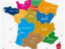 Image Vectorielle De Stock De Carte Administrative Des 13 intérieur Carte Des Régions De France 2016
