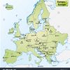 Image Vectorielle De Stock De Carte De L'europe Avec Les à Carte De L Europe Avec Capitale
