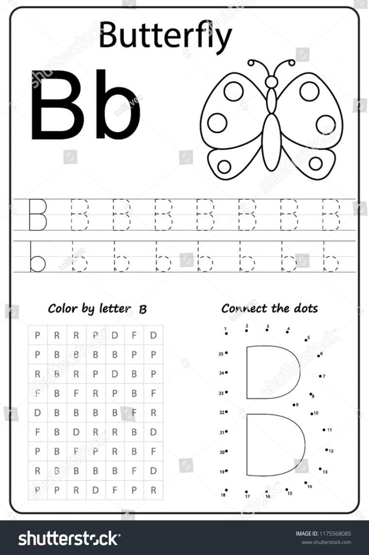 Image Vectorielle De Stock De Écrire A-Z, Alphabet, Faire serapportantà Exercice Pour Apprendre L Alphabet En Maternelle