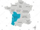 Image Vectorielle De Stock De Image Vectorielle Isolée à Nouvelle Carte Des Régions De France