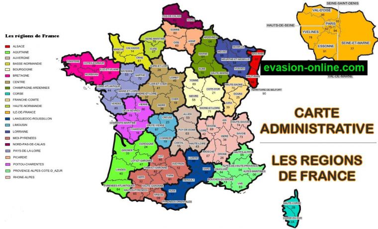 Images De Plans Et Cartes De France » Vacances – Arts dedans Carte Region Departement