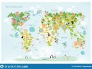 Imprimer Carte Vectorielle Du Monde Avec Des Animaux pour Carte De L Europe À Imprimer