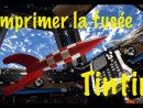 Imprimer La Fusée De Tintin intérieur Fusée À Imprimer