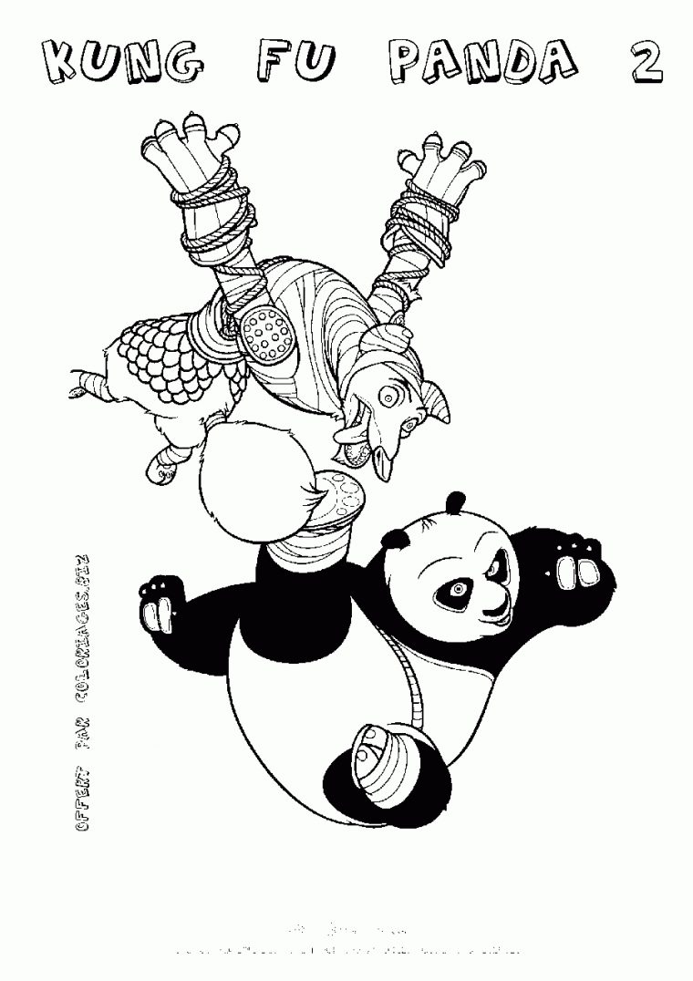 Index Of /albums/photos/coloriage-Kung-Fu-Panda-2 concernant Panda À Colorier