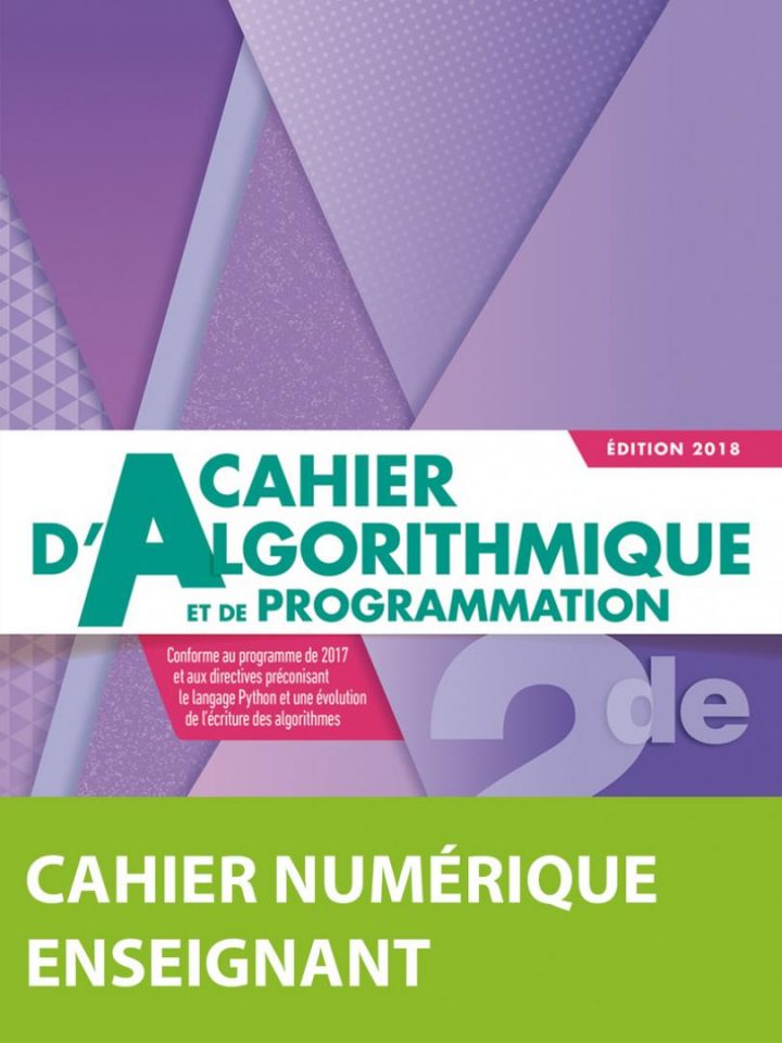 Indice Maths Algorithmique 2De * Cahier Numérique Enseignant concernant Cahier De Vacances Gratuit En Ligne