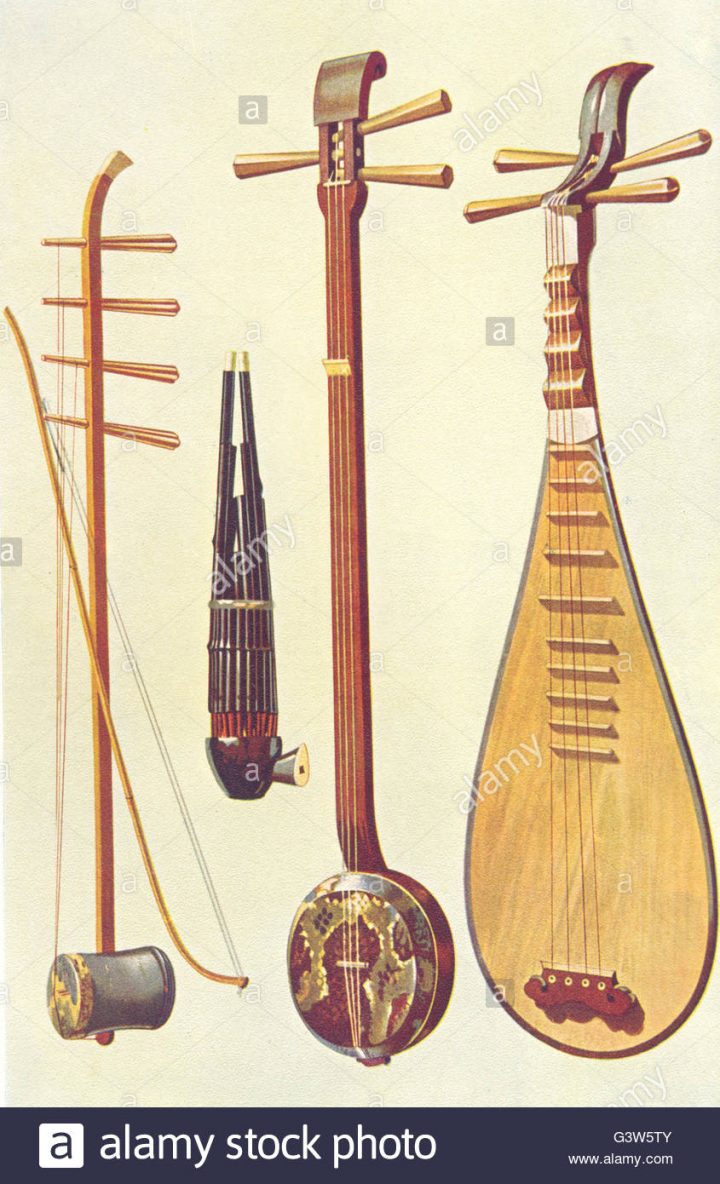 Instruments De Musique :'hu-Ch San-Hsein Dans Bow & Sheng P concernant Image Instrument De Musique À Imprimer