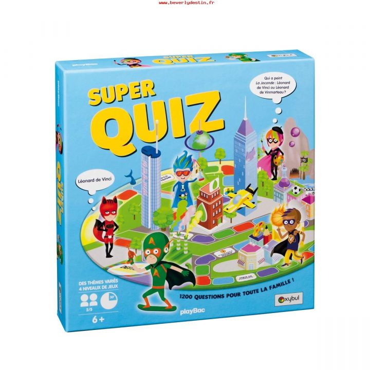 Invre De Vente Enfants Jeu De Société Superquiz Jeux De dedans Jeu De Question Réponse