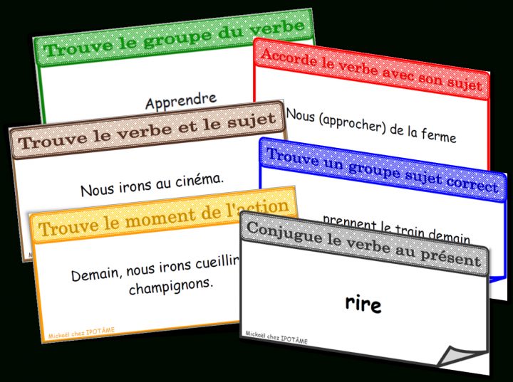 Ipotâme .tâme: Ce2 : Jeu Conjugaison Grammaire dedans Jeux Ce2 À Imprimer