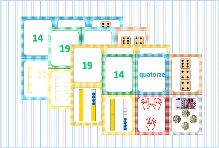 Ipotâme .tâme: Cp Ce1 Numération : Jeu De 7 Familles encequiconcerne Jeux Avec Des Nombres