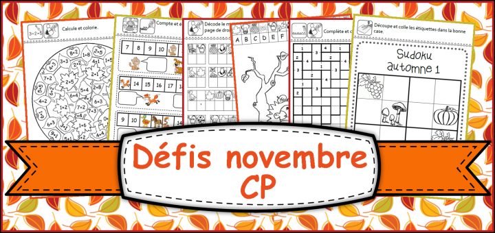 Ipotâme .tâme: Cp : Défis Novembre Avec L'automne dedans Sudoku Maternelle À Imprimer