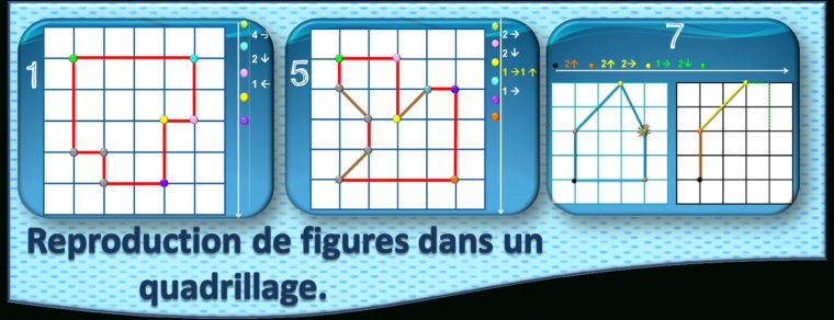 Ipotâme .tâme: Géométrie : Reproduction De Figures Dans serapportantà Reproduction Sur Quadrillage Ce2