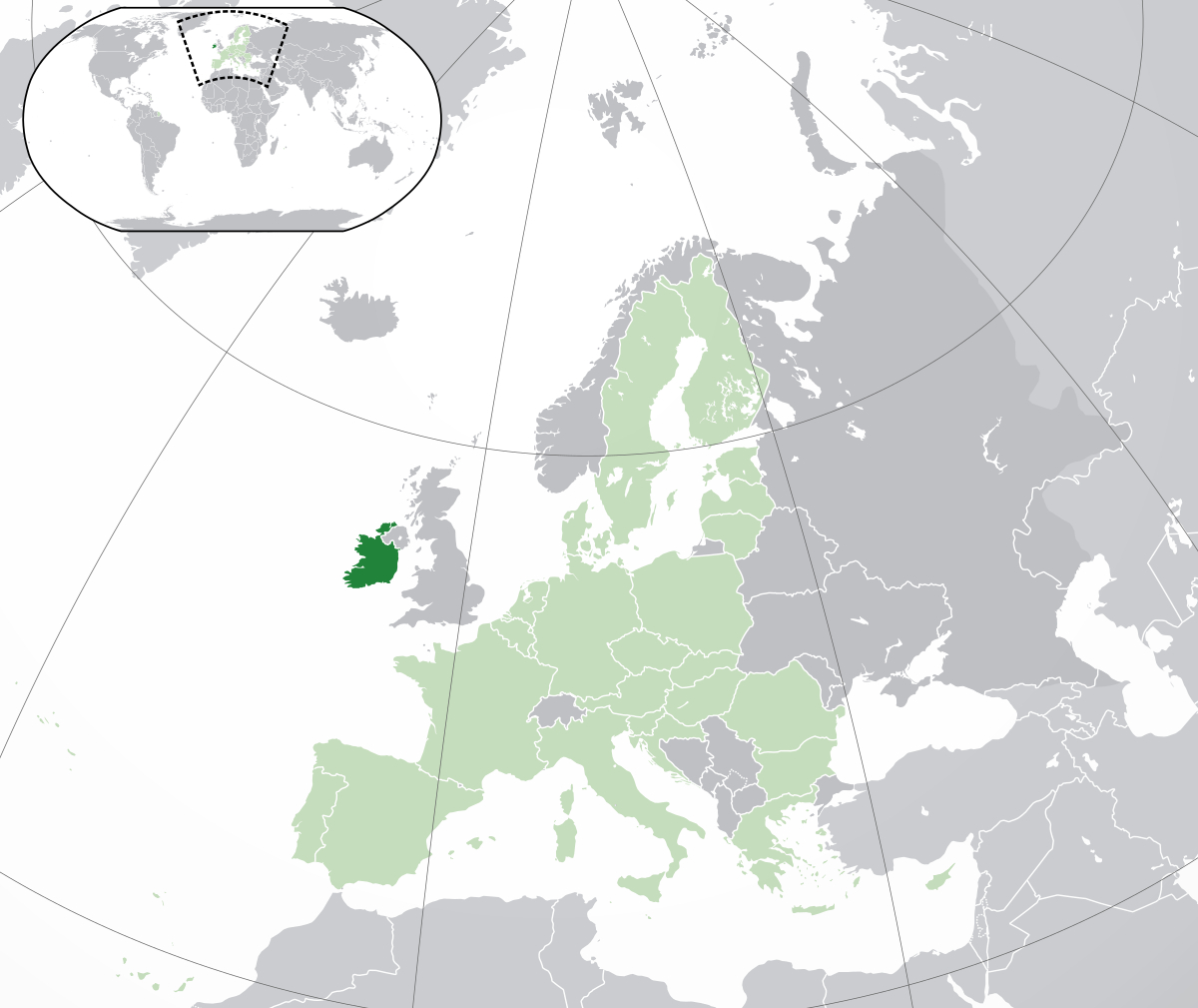 Irlande (Pays) — Wikipédia intérieur Carte D Europe Capitale 