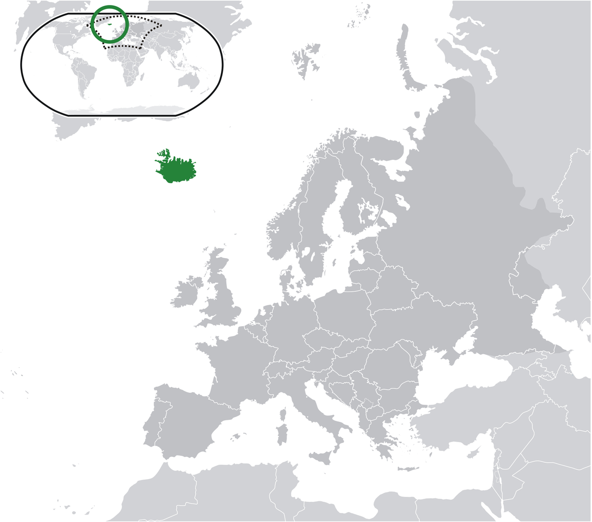 Islande — Wikipédia encequiconcerne Carte Europe Pays Capitales 