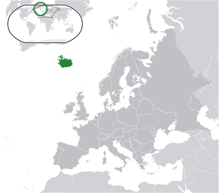 Islande — Wikipédia intérieur Carte D Europe Avec Pays Et Capitales