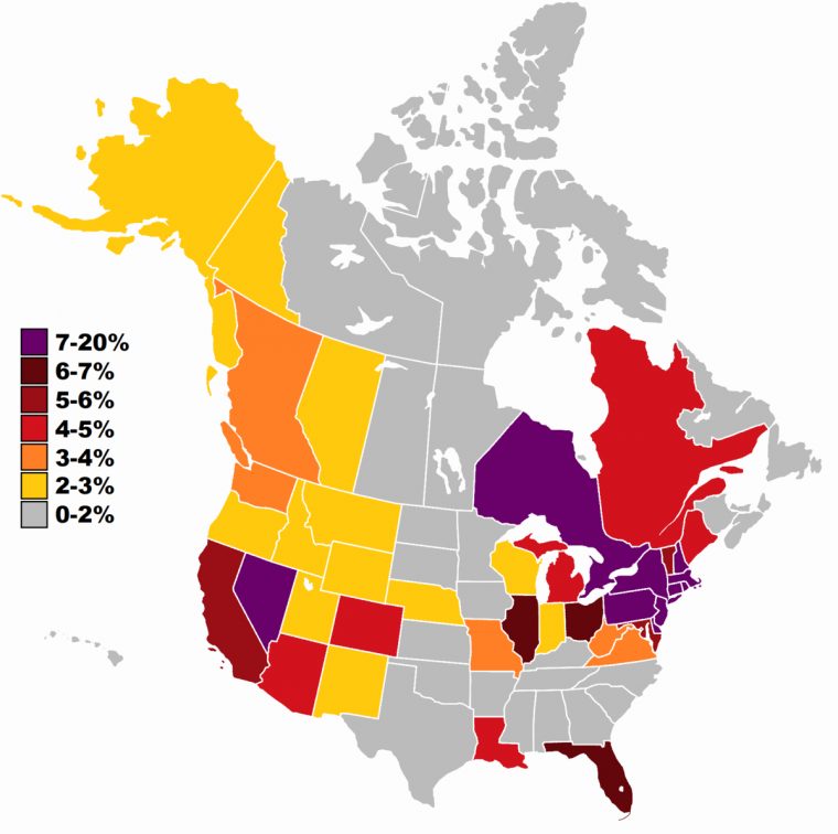 Italian Canadians – Wikipedia tout Combien De Region En France 2017