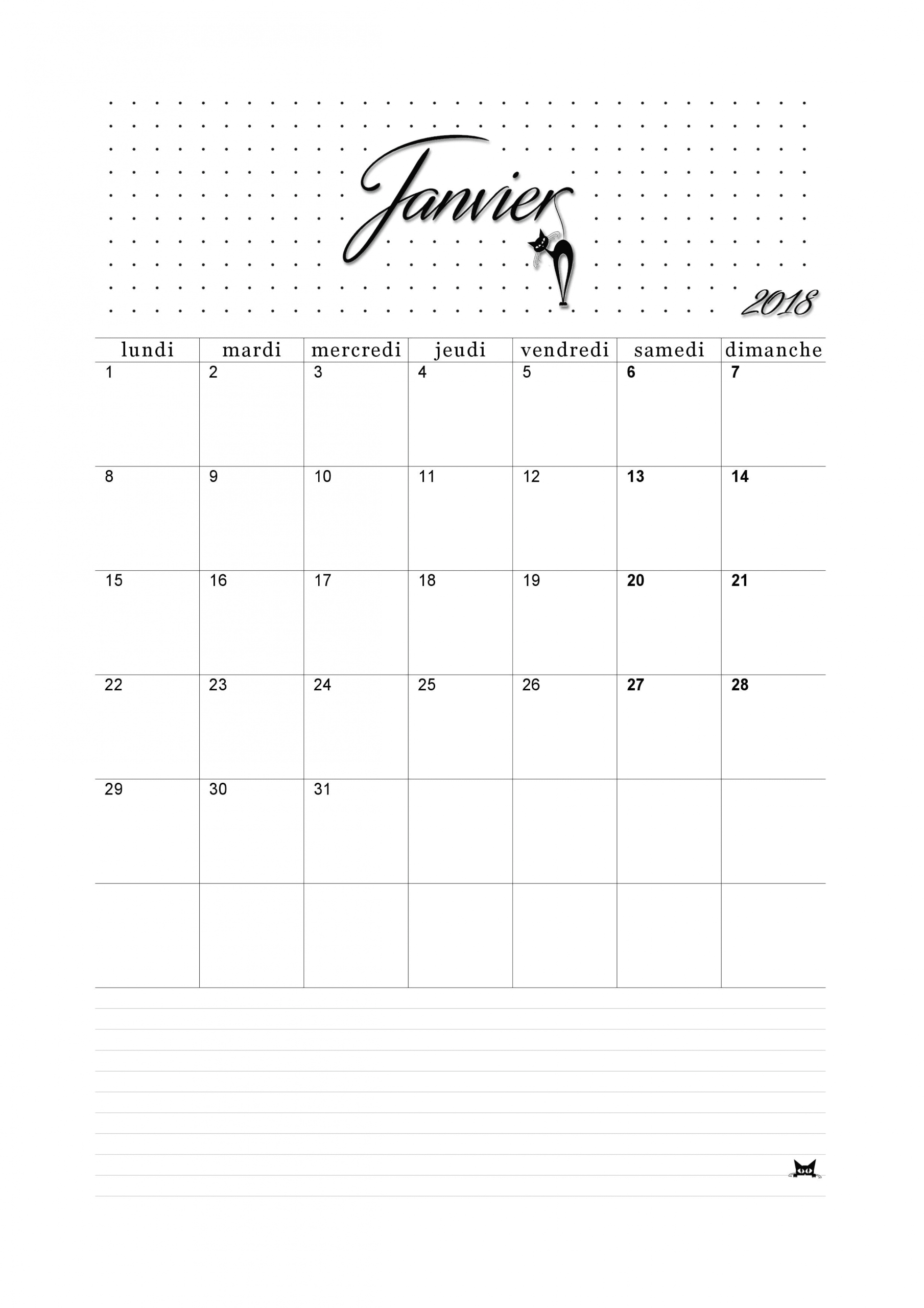 Janvier 2018 - Imgur serapportantà Calendrier Mensuel 2018 À Imprimer 