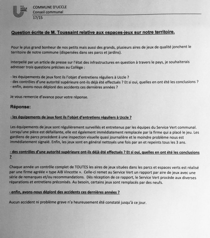 Jérôme Toussaint On Twitter: "réponse À Ma Question Écrite tout Jeux Avec Des Questions