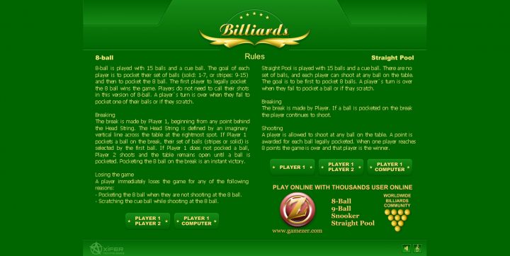 Jeu Billard Billiards Gratuit En Ligne tout Jeux Gratuit Billard