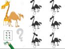 Jeu D'activité D'ombres Avec La Girafe Et Le Chameau concernant Jeux De Girafe Gratuit