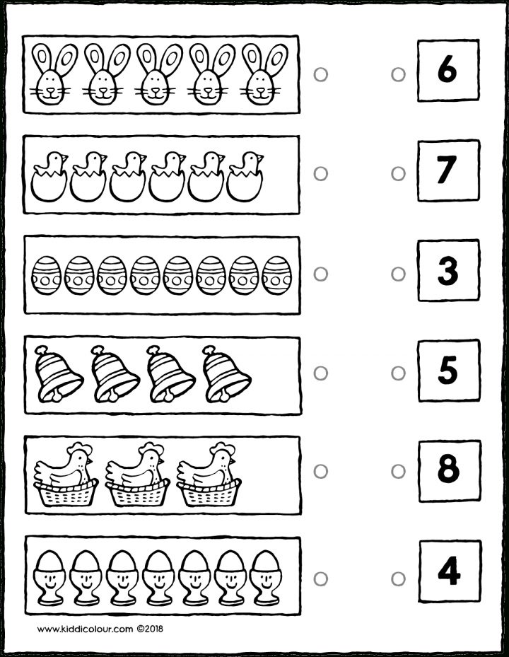 Jeu De Calcul Pour Pâques – Kiddicoloriage encequiconcerne Dessin Pour Paques