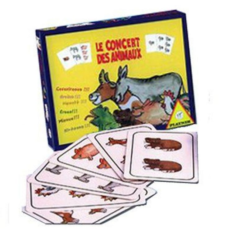 Jeu De Cartes Le Concert Des Animaux – Taille : Taille destiné Jeu Cri Des Animaux